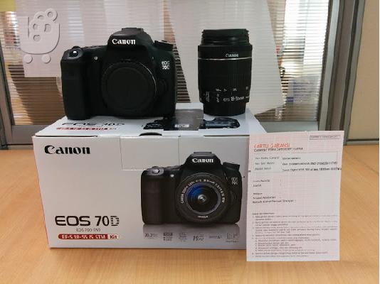 PoulaTo: Canon EOS 70D DSLR φωτογραφική μηχανή με 18-135mm F/3.5-5.6 φακό STM